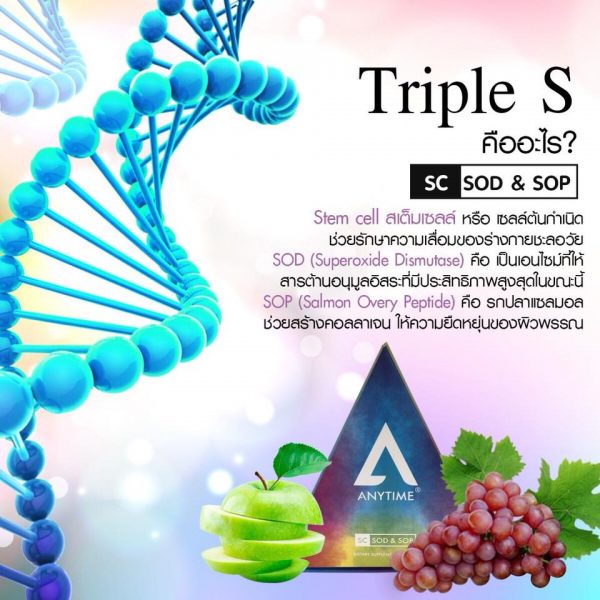 Anytime Stem Cell SC SOD & SOP - Skin Whitening Supplement - Image 33